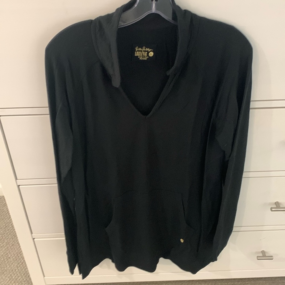 Lilly Pulitzer luxletic black size XL tunic